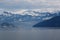 Weggis Village on Lake Lucerne, Swiss Alps, Switzerland