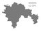 Weiden in der Oberpfalz grey county map of Bavaria Germany