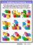 Weighing and comparing educational math puzzle