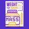 Weight Gain Tips Creative Advertise Poster Vector