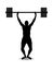 Weight lift silhouette
