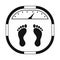 Weight scale black simple icon