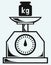 Weight scale and weight kilogram