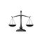 Weight scales isolated law and justice equilibrium