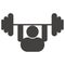 Weightlifter Icon and Vector illustration