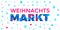 Weihnachtsmarkt banner Weihnachten Christmas German holiday market vector snowflake pattern background