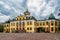 Weimar, Germany - May 12, 2023: Castle Belvedere near Weimar Thuringia Germany is a elegant summer residence