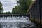 Weir across River Avon near Melksham