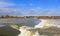 Weir on the Jubilee River in England