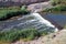 Weir on the Las Vegas Wash, Nevada.