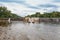 Weir in the River Ardeche.