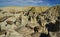 Weird sandstone formations created by erosion at Ah-Shi-Sle-Pah Wilderness Study Area in San Juan County near the city of