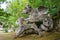 Weird Statue in the Sacred Grove of Bomarzo