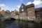 The Weirs river walk in Winchester, Hampshire