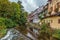 Weiss river in Kaysersberg, Alsace, France