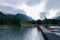 Weissensee - A camping place by the lake in the Alps