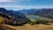 Weissensee - An idyllic, autumn view on a lake in Alps