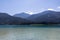 Weissensee - Scenic view of east bank of alpine lake Weissensee in Gailtal Alps, Carinthia, Austria