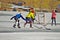 Weissensee in winter: hockey and ice skating