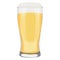 Weizen glass with light beer for banners, flyers, posters, cards. Lager with foam. International Beer Day. Beer day