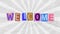 Welcome Animation Ransom note paper cut