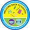 Welcome back to school, keep your distance, yellow round Vector illustration sign for post covid-19 Coronavirus pandemic