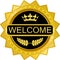 Welcome Gold Badge