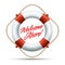 Welcome lifebuoy icon