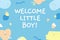 Welcome little boy