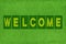 Welcome message background