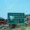 Welcome road sign to the Province of Castilla La Mancha in Spain