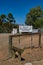 Welcome sign excluding yuppies in the Flinders Ranges, Australia