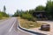 Welcome sign for Glacier National Park, along the Camas Creek road entrance point