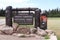 Welcome Sign Grand Canyon North Rim