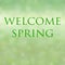 Welcome spring background