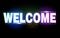 welcome text logo vector creative company icon design template modern background