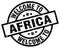 welcome to Africa stamp