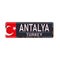 Welcome to Antalya retro souvenir sign from one of the most popular summer destinations in Turkey. Vector art