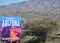 Welcome to Arizona Sign. At the boarder of Nevada. Bullhead, Mohave County, Arizona USA