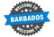 welcome to Barbados. Welcome to Barbados isolated sticker.