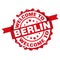 Welcome to Berlin stamp