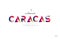 Welcome to caracas venezuela card and letter design typography i