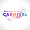 Welcome to the carnival 2020. Vector logo.