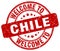 welcome to Chile stamp