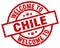 welcome to Chile stamp