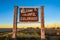 Welcome to colorful Colorado street sign along Interstate I-76