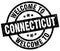 welcome to Connecticut stamp