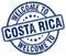 welcome to Costa Rica stamp