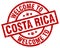welcome to Costa Rica stamp