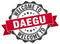 Welcome to Daegu seal